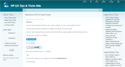 Desktop Screenshot of hpuxtips.es